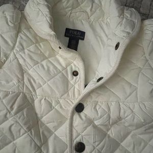 NEW Polo Ralph Lauren Girls White Quilted Puffer, 3T